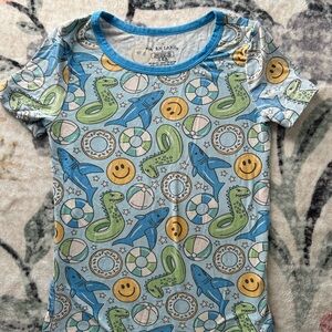 Caden Lane Bamboo 4T Pool Splash Pajama Set